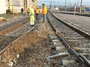 Vykolejení vozu v Košicích.
Zdroj: ZSSK