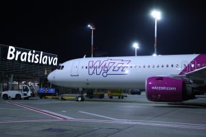 Wizz Air v Bratislavě. Zdroj: Letisko Bratislava