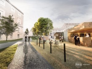 Vítězný návrh na proměnu Hlavní třídy v Českém Těšíně. Foto: FRIS architekti