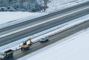 Zrušené provizorní napojení dálnice D6 u Krupé. Foto: Jan Banán Svoboda