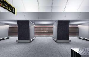 Nejnovější vizualizace podoby stanice metra Českomoravská po rekonstrukci. Zdroj: Maxim Velčovský a edit! architects,