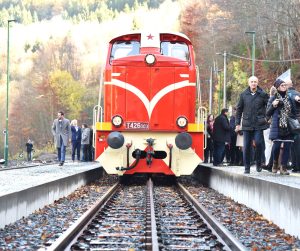 Slavnostní otevření zubačky po opravě 6.11. 2025. Foto: Filip Trdla / Liberecký kraj