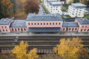 Nádraží Františkovy Lázně po rekonstrukci. Pramen: Správa železnic