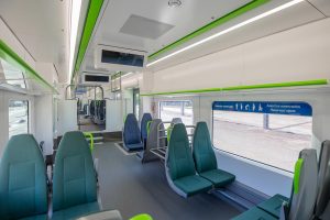Nová jednotka Alstom Coradia Stream pro spojení Barcelony a letiště El Prat. Foto: Alstom