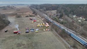 Srážka vlaků ve Zlivi. Autor: Policie ČR