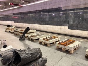 Nové betonové pražce.
Foto: Zdopravy.cz / Vojtěch Očadlý