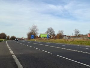 Silnice I/3 na průtahu Táborem. Pramen: ŘSD