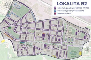 Nová lokalita parkovacího systému v Mladé Boleslavi. Zdroj: MB-NET