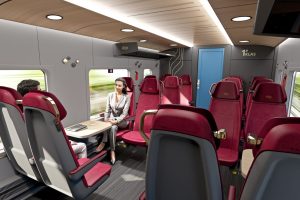 Vizualizace jednotky Stadler Flirt pro NS. Foto Stadler Rail