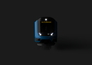 Exteriér vlaku pro Region Stockholm. Zdroj: Škoda Group