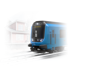 Exteriér vlaku pro Region Stockholm. Zdroj: Škoda Group