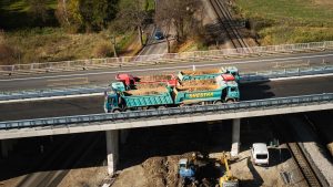 Nový most na D4 u Staré Huti. Pramen: ŘSD