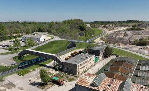 Přeložka tratě Stochov - Nové Strašecí, vizualizace. Pramen: Správa železnic