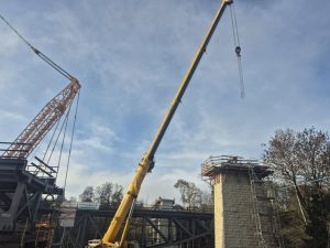 Rekonstrukce žel. mostu přes Lužnici v Táboře. Pramen: Město Tábor