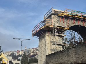 Rekonstrukce žel. mostu přes Lužnici v Táboře. Pramen: Město Tábor