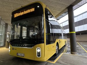 Autobus čínské značky Yutong v norském Oslu. Foto: Ssu, CC BY-SA 4.0 via Wikimedia Commons