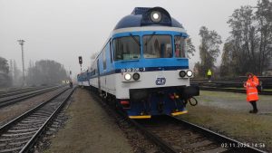 Vykolejení vlaku v Neratovicích. Foto: Drážní inspekce