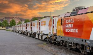 Železniční terminál Hardfeld v Curychu. Foto: Dario Häusermann/ COOP