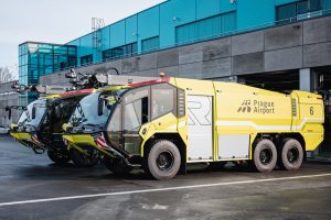 Nové speciály Rosenbauer Panther letištních hasičů. Foto: POŽÁRY.cz