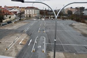 Plocha u mostu generála Pattona. Foto: Aleš Tolar