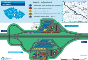 Plán rozšíření odpočívky Pávov. Foto: ŘSD