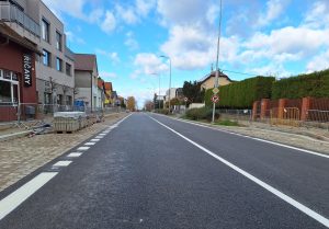 Dokončování průtahu Říčany na I/2. Foto: ŘSD