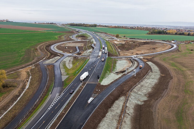 D35 Křelov - Slavonín. Foto: ŘSD