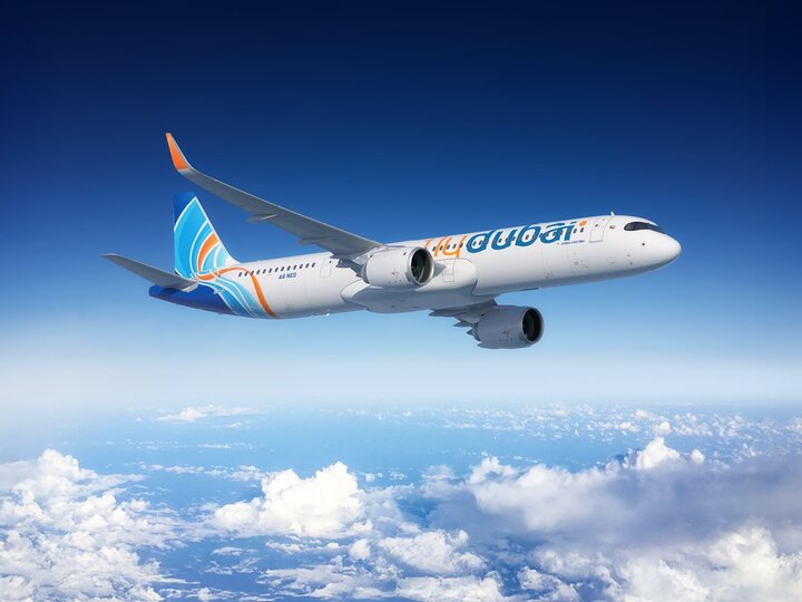 Airbus A321neo v barvách flydubai. Zdroj: Airbus