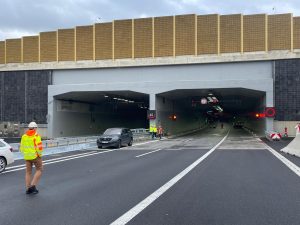 V tunelu Pohůrka je během údržby omezen provoz. Autor: Zdopravy.cz/Jan Šindelář