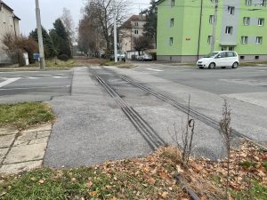 Mizející papírenská vlečka v Českých Budějovicích. Autor: Zdopravy.cz/Jan Šindelář