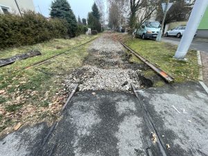 Mizející papírenská vlečka v Českých Budějovicích. Autor: Zdopravy.cz/Jan Šindelář