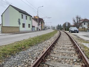 Vlečka v Papírenské ulici v Českých Budějovicích je určená k likvidaci. Autor: Zdopravy.cz/Jan Šindelář