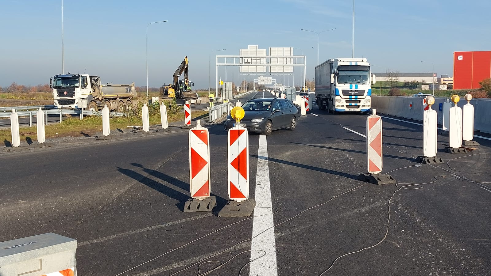 Oprava D10 na okraji Prahy. Foto: ŘSD