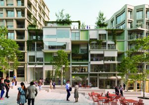 Vítězné architektonické návrhy bloků budov na Florenci. Zdroj: Florenc 21