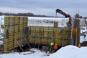Dostavba východní části Pražského okruhu (listopad 2025). Foto: ŘSD
