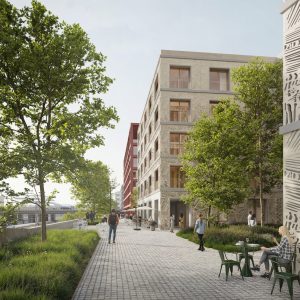 Vítězné architektonické návrhy bloků budov na Florenci. Zdroj: Florenc 21