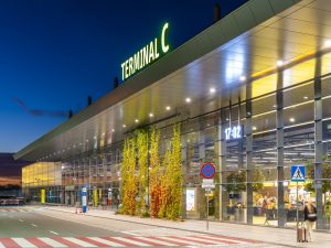 Terminál C Letiště Katovice. Zdroj: Letiště Katowice