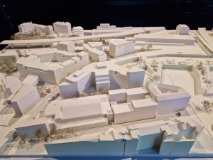 Model nového uspořádání budov na Florenci. Foto: Zdopravy.cz