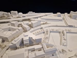 Model nového uspořádání budov na Florenci. Foto: Zdopravy.cz