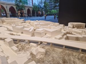 Model nového uspořádání budov na Florenci. Foto: Zdopravy.cz