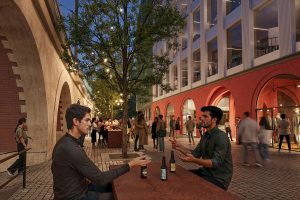 Vítězné architektonické návrhy bloků budov na Florenci. Zdroj: Florenc 21