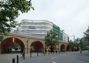 Vítězné architektonické návrhy bloků budov na Florenci. Zdroj: Florenc 21