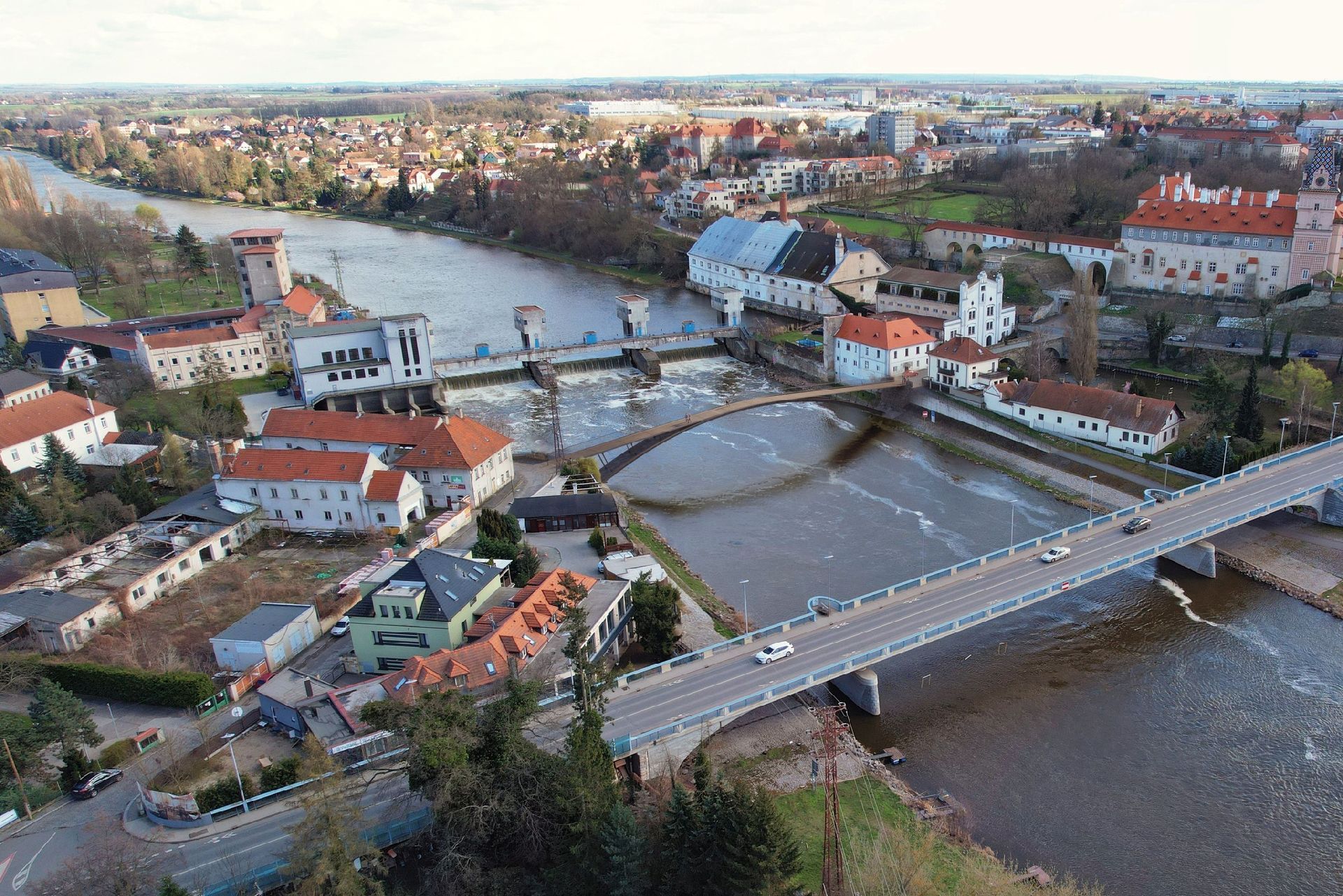 Nová lávka přes Labe v Brandýse nad Labem - Staré Boleslavi. Foto: Bridge Structures