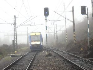 Vykolejení vlaku Leo Express u Bratislavy. Zdroj: Polícia Slovenskej republiky