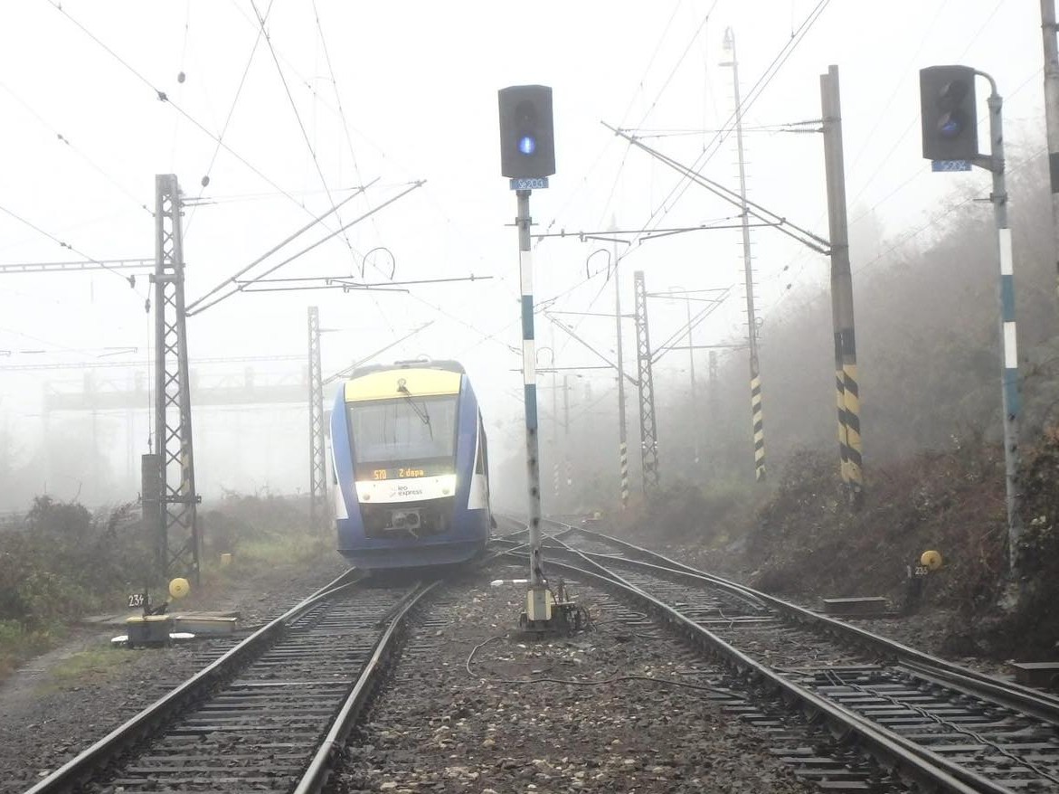 Vykolejení vlaku Leo Express u Bratislavy. Zdroj: Polícia Slovenskej republiky