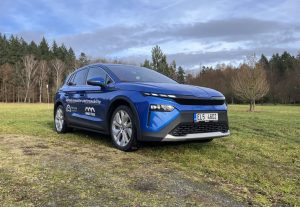 Škoda Elroq jako sdílené auto radnice v Písku. Foto: Město Písek