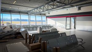 Dostavba 2. patra Terminálu Jana Kašpara Letiště Pardubice. Zdroj: Facebook.com / Jan Hrabal