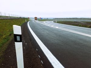 Nově otevřený úsek dálnice D35. Foto: ŘSD