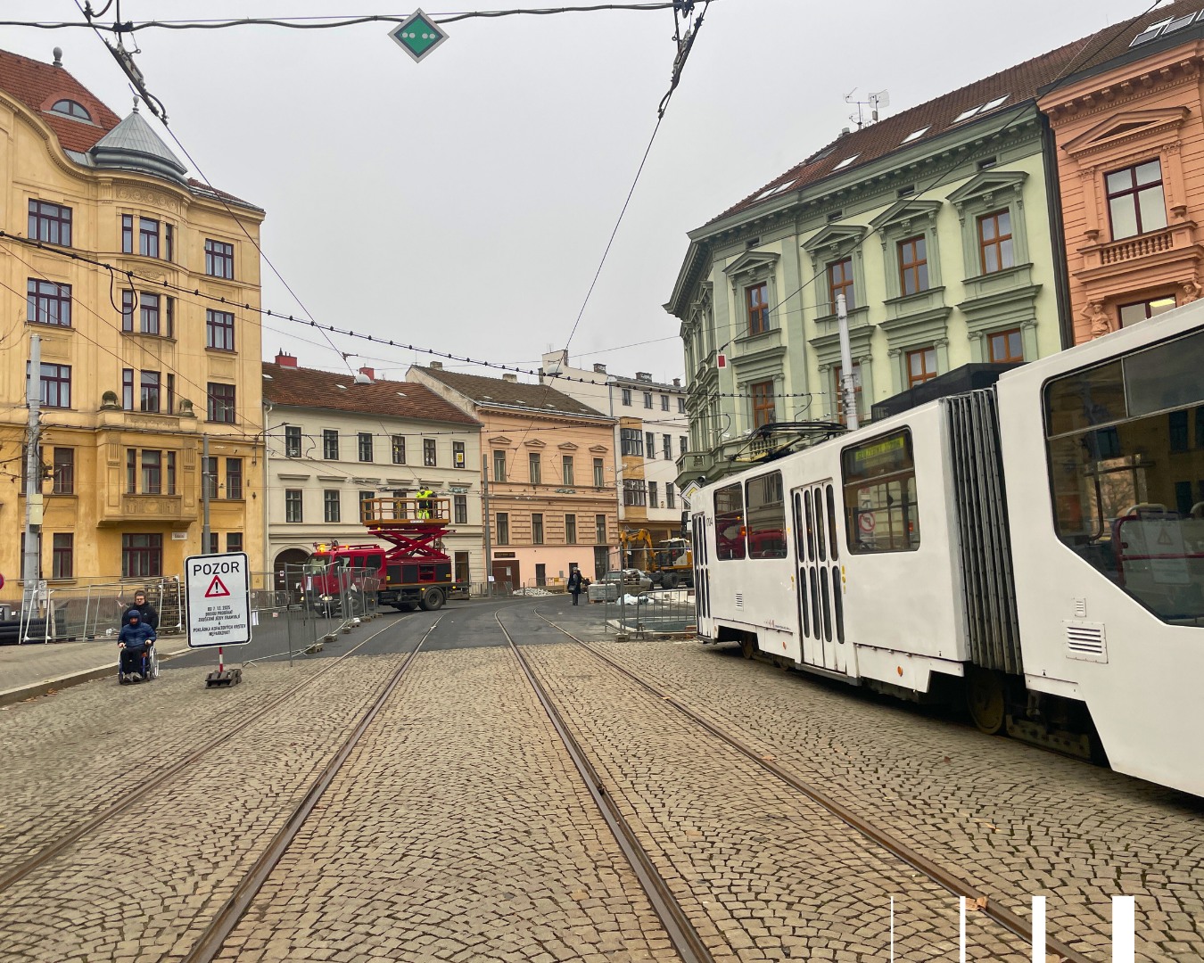 Opravená Údolní. Foto: BrnoMycity / Facebook.com