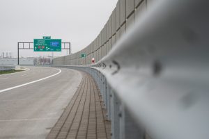 Nově otevřený úsek D1 u Přerova. Foto: Strabag